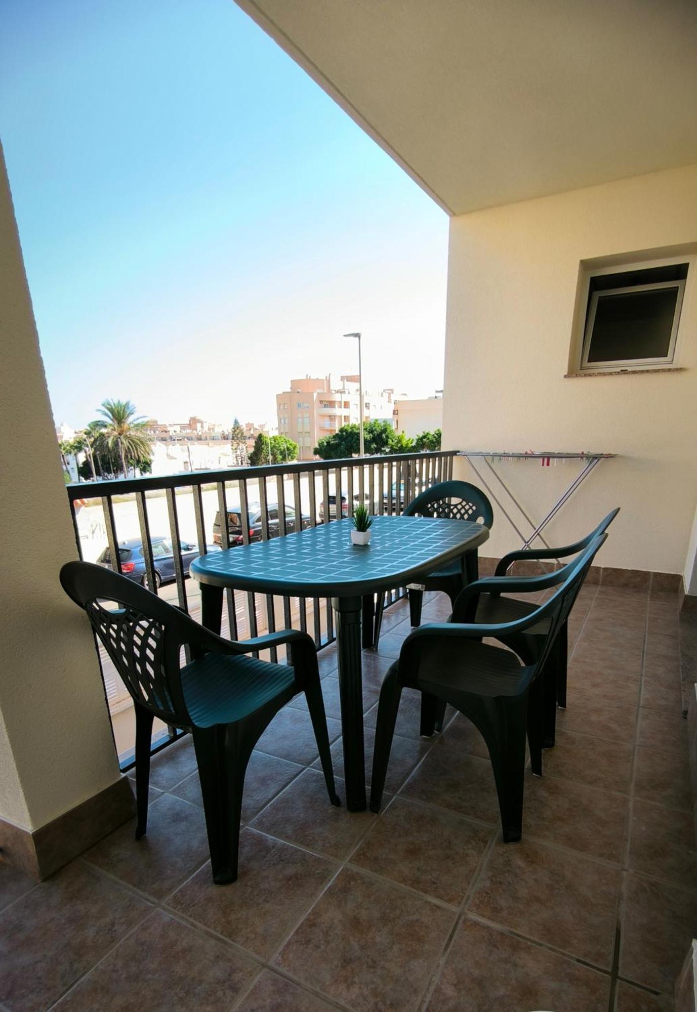 Apartamento Dos Habitaciones Con Piscina Y Gran Terraza Roquetas de Mar Extérieur photo